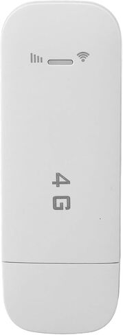 4G LTE USB واي فاي محمول، نقطة اتصال لاسلكية متنقلة للسفر مع فتحة لبطاقة SIM، تدعم 10 أجهزة، تشفير WPA WPA2 WiFi (أسود) in Kuwait
