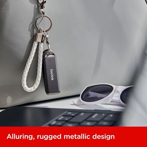 محرك أقراص فلاش SanDisk Extreme PRO سعة 256 جيجابايت مع USB-C - سرعات قراءة تصل إلى 1000 ميجابايت/ثانية وسرعات كتابة 900 ميجابايت/ثانية - لأجهزة الكمبيوتر المحمولة وأجهزة الكمبيوتر والأجهزة اللوحية - USB عالي الأداء من النوع C، أسود - SDCZ890-256G-G46 in Saudi Arabia
