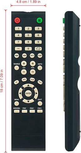 Replaced Remote Commander fit for ProScan LED TV PLED4924 PLDED4897A PLDED3280A PLDED4331A PLED4897A PLED2329A-B PLED2435A-I PLDED5515-B-UHD PLDED5515-UHD PLDED6535A-UHD PLED6515-C-UHD PLED1526A-CAR in Saudi Arabia