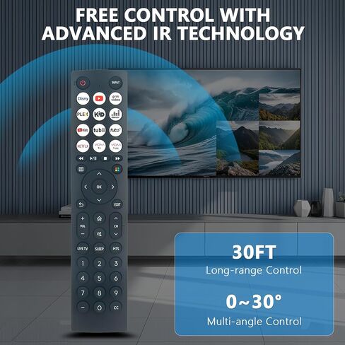 جهاز تحكم عن بعد بديل EN2E36H EN2E36 مناسب لتلفزيون Hisense 40A4KV 32A4KV 43A4KV VIDAA TV in Kuwait
