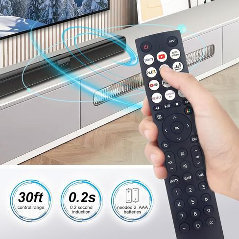 جهاز تحكم عن بعد بديل EN2E36H EN2E36 مناسب لتلفزيون Hisense 40A4KV 32A4KV 43A4KV VIDAA TV in Kuwait