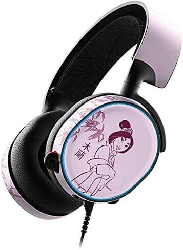 Skinit Decal Audio Skin Compatible with SteelSeries Arctis 3 - Officially Licensed Disney Mulan Character Art Design in Saudi Arabia