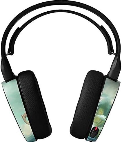 غلاف صوتي لصائق Skinit متوافق مع SteelSeries Arctis 3 - تصميم أشرعة مرخص رسميًا لأميرات ديزني موانا وماوي in Saudi Arabia