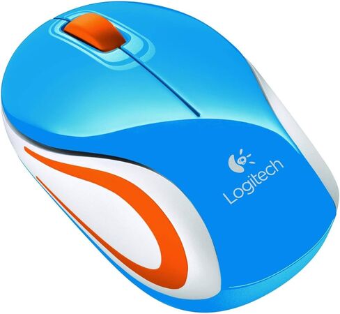Logitech M187 Wireless Mini Mouse - Blue in Saudi Arabia
