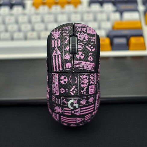 شريط قبضة الماوس تغطية كاملة لـ Logitech G Pro X Superlight بدون Mouse Ark Pink Noctilucent الكامل in Saudi Arabia