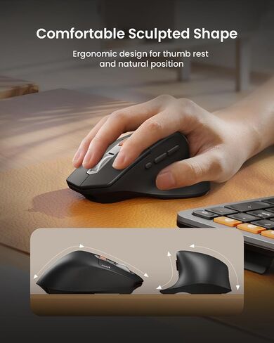 ProtoArc EKM01 Ergonomic Keyboard Mouse and CS100 Portable Laptop Stand for Desk in Saudi Arabia