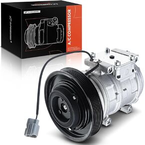 A-Premium A/C Compressor with Clutch Compatible with Acura CL 2.3L 1998-1999, Honda Accord 2.3L 1998-2002