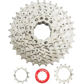 FOMTOR 8 Speed Cassette 11-28T / 11-32T MTB Cassette 8 Speed Compatible for Shimano SRAM Transmission System