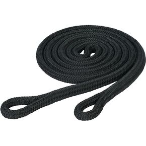 Weaver Leather Ken McNabb Yacht Braid Loop Reins , Black, 9/16" x 10'