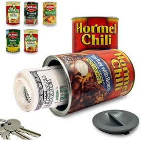 Fake Soup Can Diversion Safe - Keep Your Valuables Safe - like Jewelry, Cash, Money, Coins, Car Keys - Storage Home Security - Corn
