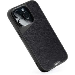 Mous - Case for iPhone 14 - Black Leather - Limitless 5.0 - Protective iPhone 14 Case MagSafe Compatible - Shockproof Phone Cover