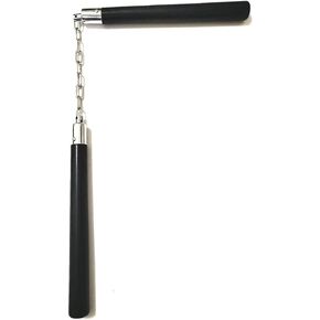 LIU XI RIVER Nunchucks for Adults Rubber Nunchucks with Anti-Slip Handle and Firm Steel Chain and Bearing Ball System,Very Good for Adults and Professionals Practice ，Training and Performers