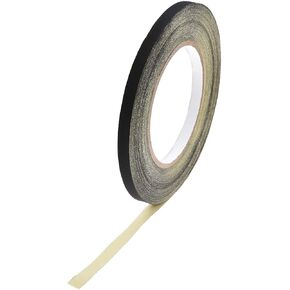 uxcell 5mm Acetate Cloth Tape for Laptop Electric Auto Guitar Repair High Temperature Adhesive Tape Black 30m/98.4Ft