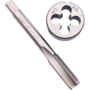 HSS M9 x 0.75mm Tap and M9 x 0.75mm Die Metric Thread Right Hand