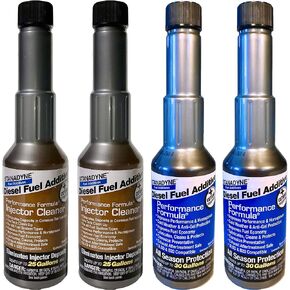 Stanadyne Performance Formula Bundle with Injector Cleaner Diesel Fuel Additive, 8 Ounce, 4 Pack