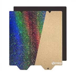 V0.1 120x120mm ترقية لوحة بناء PEY لمنصة الطابعة ثلاثية الأبعاد Voron0: FYSETC أحدث PEY الملون الملون - ورقة PEI مزدوجة الجوانب من الصلب الربيعي مع ملصق طباعة قابل للإزالة لـ Voron0.2