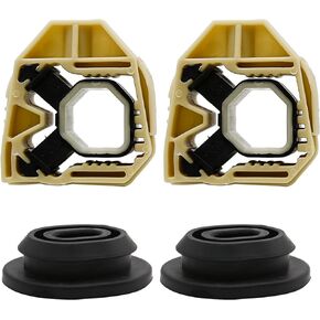 Hoypeyfiy Upper Lower Radiator Mount,4Pack Rubber Radiator Water Tank Support Replacement for 1J0806155E 1K0121367C