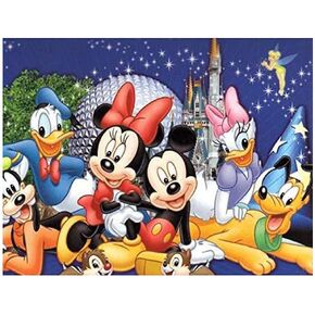 طلاء كيميلي DIY بالأرقام للبالغين والأطفال، طلاء ديزني ميكي بالأرقام، طلاء أكريليك ديزني بالأرقام، طقم طلاء جدار المنزل، غرفة المعيشة، غرفة النوم، ديكور ميكي دونالد داك بلوتو in Kuwait