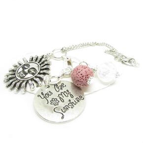 Handmade You are my Sunshine Rear View Mirror Charm, Celestial Sun Car Charm, Gift for Women, Stocking Stuffer for Girlfriend, EarthlieTreasures