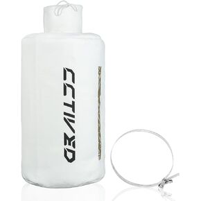 أكياس فلتر جامع الغبار 70334 من CCTIVED مثبتة على الحائط، حقيبة تجميع الغبار مع مشبك خرطوم لفتحة مقاس 4-5 بوصات، متوافقة مع Grizzly، Shop Fox، Rockler، Delta، Wen، Powertec DC5371/5372 in Kuwait