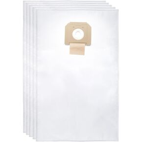 for BOSCH VB140F Fleece Filter Bag for use with VAC140 Dust Extractor, 14-Gallon, White，5-Pack