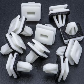 Rexka 30pcs Front Lower Fender Rocker Molding Retainer Clip Fastener 91504-SP1-003 for Honda Acura Accord Civic Clarity CR-V Fit HR-V Insight Odyssey Acura ILX Legend MDX RL RLX TL TLX ZDX.