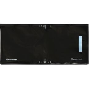 Stash Proof Vacuum Seal Bags 11" x 24" (50 Count) 5.5 Mil (Black and Black) - BPA Free Commerical Grade Food Saver for Storage, Sous Vide, and Meal Prep Sealer Bag