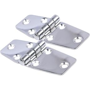 2 PCS Stainless Steel 1.5 Inch Hinges for Marine Boat, Heavy Duty Marine Latches Boat Butt Hinges Boat Hardware