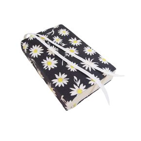 4 Inch Mass Market Paperback Book Cover, 4x6, DAISIES Floral Stretch Fabric Book Sleeve for Paperback and Hardcover Books, Small Book Covers for Adults