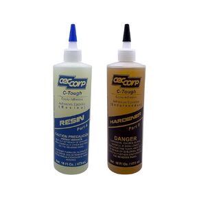 CECCORP Epoxy Glue Adhesive C-T (4.25 Oz Combined) - Waterproof, Shock Resistant, Easy to Use, High Strength Bonding