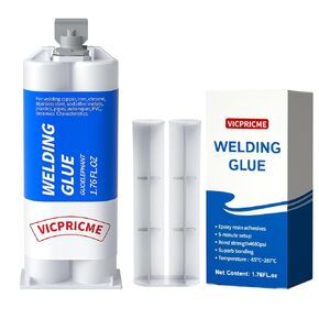 1.76 FL.OZ Metal Bonding Adhesive Plastic Bonding Epoxy Glue for Metal to Metal, Metal to Plastic, Ceramics, Filler for Automotive Marine Repair (3)