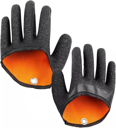 SUJAYU Fishing Gloves Men Fishing Accessories, Fishing Catching Gloves Non-Slip Fisherman Protect, Fishing Gear Fishing Gloves for Men in Saudi Arabia