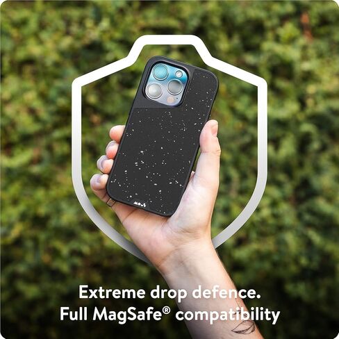 Mous - حافظة لهاتف iPhone 14 Pro Max واقية - الجوز - Limitless 5.0 - متوافقة تمامًا مع MagSafe - حافظة iPhone 14 Pro Max من الخشب الحقيقي مقاومة للصدمات in Kuwait