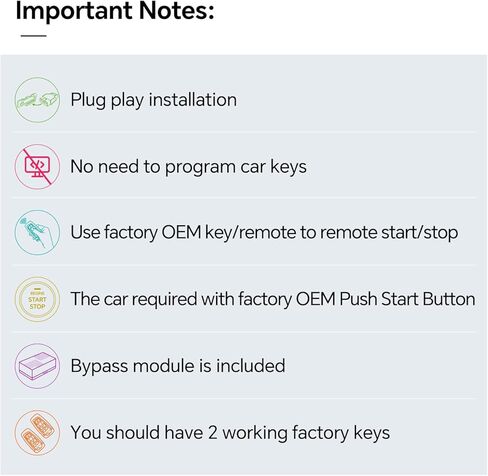 EASYGUARD ECS002PP-BM-BC3-1 Plug Play Factory Key Remote Starter fit for BMW New 5 Series G30 G31 G38 6GT G32 7 Series G11 G12 X3 G01 G08 with Factory OEM Push Start Button 3X Lock to Start in Saudi Arabia