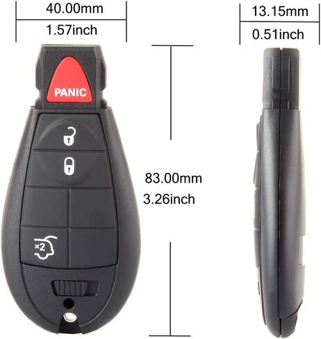 SCITOO Remotes Key Fob * 1 PCS Replacement for Chrysler for Town & Country for Dodge for Grand Caravan 2008-2014 M3N5WY783X IYZ-C01C IYZC01C IYZ-CO1C 05026376AF 05026376AG 56046638AA 56046638AB in Saudi Arabia