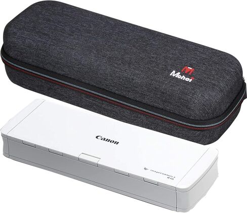 حقيبة سفر Mchoi Hard EVA تناسب ماسح المستندات المحمول Canon imageFORMULA R10 / P-215II، الجراب فقط in Saudi Arabia