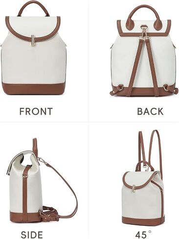 CLUCI Leather Backpack Purse for Women Travel Backpack Convertible Shoulder Bag with Adjustable Strap in Saudi Arabia