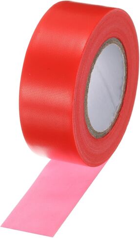 uxcell PVC Flagging Tape 25mm x 30m/98.4ft Marking Tape Non-Adhesive 4pcs Assorted Colors Tape for Tree Marking, Trail Marking, and Survey in Boundaries Hazardous Areas Home Workplace in Saudi Arabia