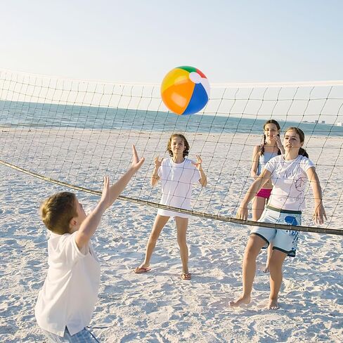 LovesTown 12 Pack 8" Beach Balls, Beach Balls Bulk Inflatable Beach Balls for Birthday Party Supplies Decorations Beach Summer Swimming Party Party Favors in Saudi Arabia