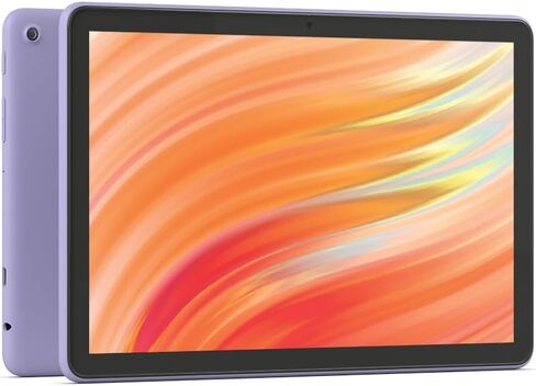 Certified Refurbished Amazon Fire HD 10 tablet, built for relaxation, 10.1" vibrant Full HD screen, octa-core processor, 3 GB RAM, latest model (2023 release), 32 GB, Lilac in Saudi Arabia