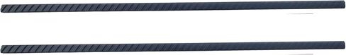 Noise-Resist Rubber Strip roof rail Crossbars Coyote Cheetah Cobra Cougar model T-Slot T-Track filler Black 1 Strip for Front Bar (Strip for 1 Bar) in Saudi Arabia