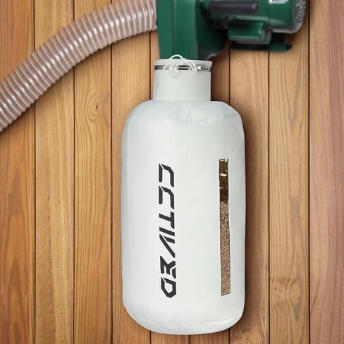 أكياس فلتر جامع الغبار 70334 من CCTIVED مثبتة على الحائط، حقيبة تجميع الغبار مع مشبك خرطوم لفتحة مقاس 4-5 بوصات، متوافقة مع Grizzly، Shop Fox، Rockler، Delta، Wen، Powertec DC5371/5372 in Kuwait