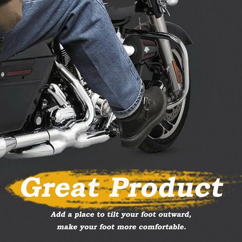 Goodfitment - أوتاد قدم للطرق السريعة للدراجات النارية متوافقة مع Softail Sportster Electra Road Glide Road King Street Glide مع واقي محرك 1.25 بوصة و1 1/4 قضيب طريق سريع in Kuwait