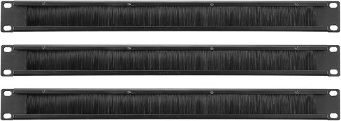 PATIKIL Brush Cable Manager 1U, 19 Inch, 3 Pack Horizontal Rack Mount Cable Management Strip Panel for Network Server Rack in Saudi Arabia