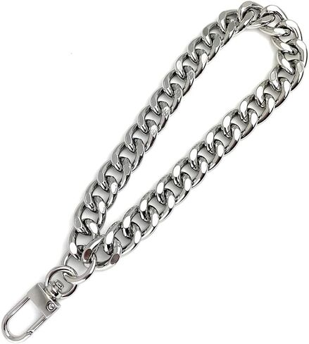 NEXT FASHION Wristlet Chain Strap Wrist Accessory for Handbags - Wristlet 12mm LC-Gold in Kuwait