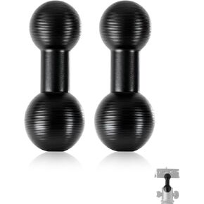 2Pcs 20mm to 17mm Ball Mount Arm, Aluminum Alloy Ball Mount Adapter Extension Compatible with Garmin and Bulletpoint Dash in Kuwait