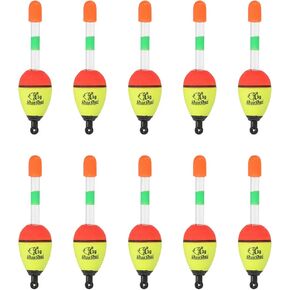 0.1oz Fishing Bobbers, 10 Pack EVA Fishing Float for Saltwater Freshwater Fishing, Yellow in Saudi Arabia