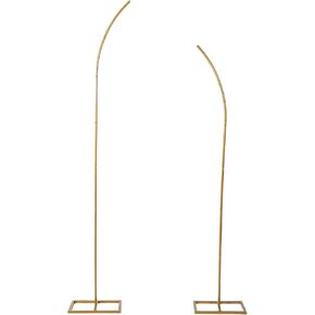 Asixxsix Wedding Arch Backdrop Stand, Curved Metal Balloon Arch Stand, Sturdy Iron Photo Backdrop with Easy Assembly for Wedding Birthday Party Bridal Shower Decorations in Saudi Arabia