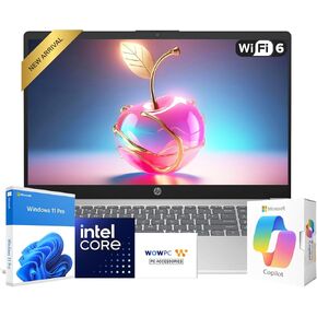 HP New Generation 15.6" FHD Business AI Laptop, Intel Core 7 150U(10 Cores, Up to 5.4 GHz), 16GB RAM, 512GB PCIE, Microsoft Copilot, Bluetooth 5.4, Ultra Quiet Design, Long Battery Life | Windows 11 in Kuwait