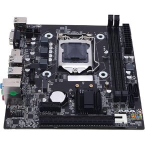 EBTOOLS H81 Gaming Motherboard, LGA 1150 M ATX DDR3 16GB M.2 NVME NGFF .0 6Gb s PCIe, with 8 Layer PCB 6 Phase Power Design, for Core i3 i5 i7 4th V3 Celeron G Series in Saudi Arabia